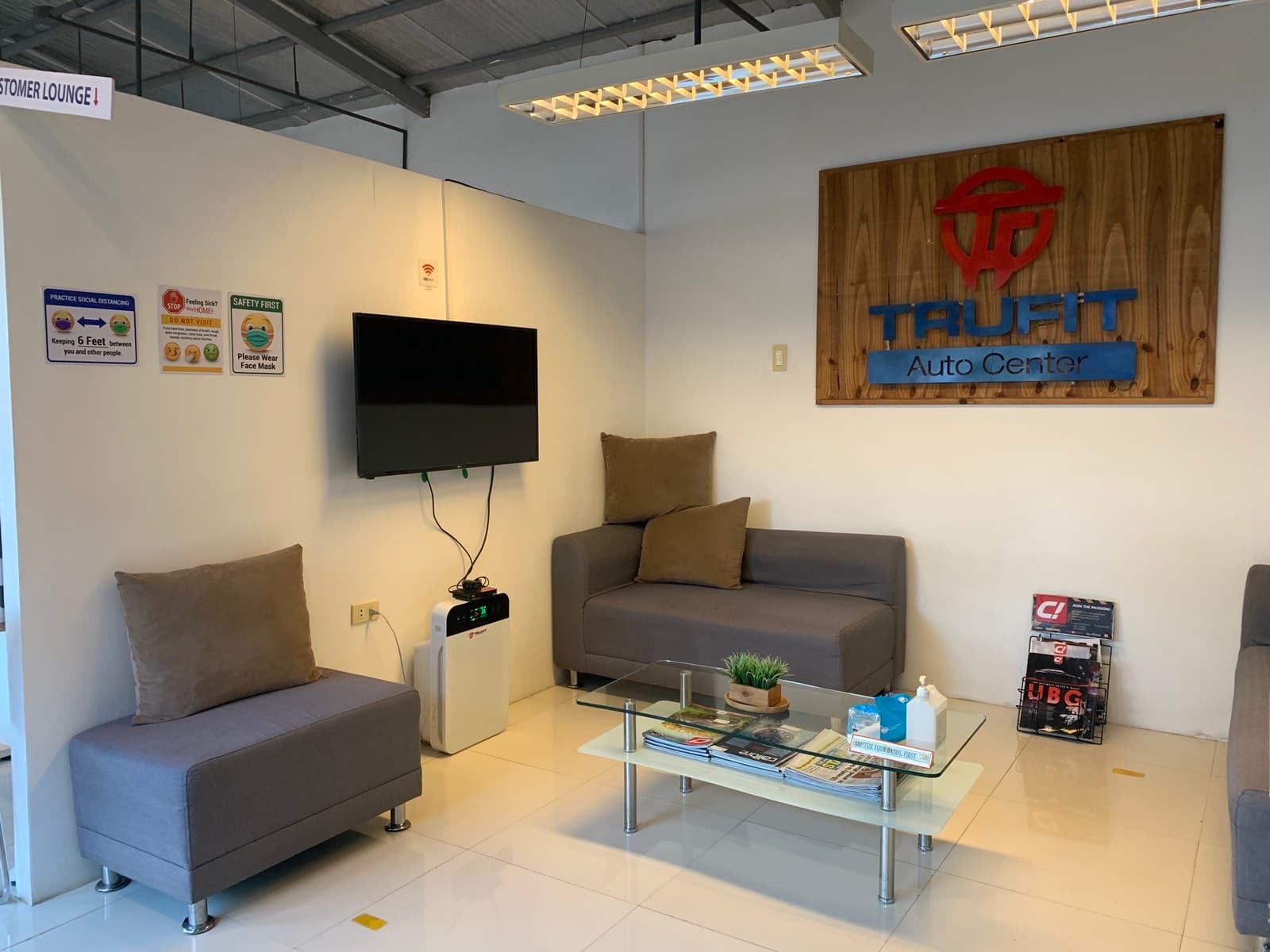 Comfortable Client Lounge